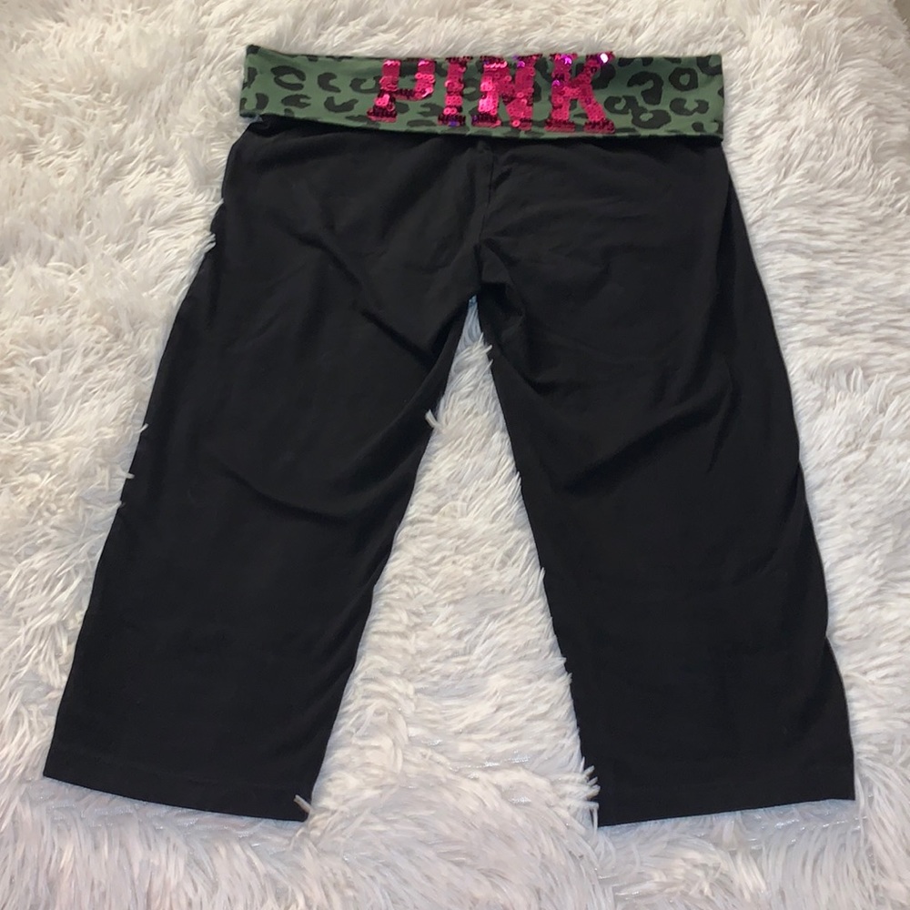 PINK Bling Y2K Capri Leggings